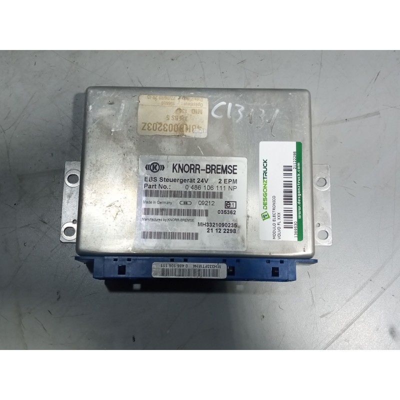 Recambio de modulo electronico para volvo fl xxx 7.2 diesel referencia OEM IAM 21122298 CENTRALITA EBS 0486106111