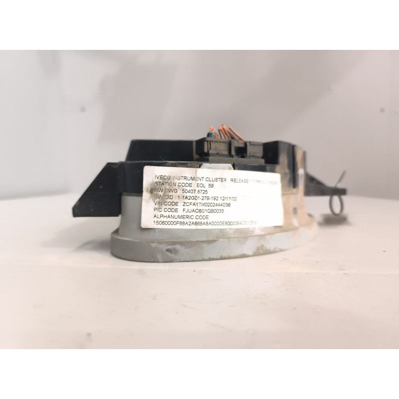 Recambio de cuadro instrumentos para iveco eurocargo tector chasis  (modelo 180 e 28) tráfico urbano referencia OEM IAM 50404658 - Blanco 7