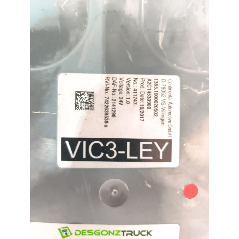 Recambio de modulo electronico para daf serie lf45 desde 06 referencia OEM IAM 2141298 7422639538 VERSION 1.0 7