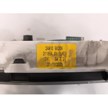 Recambio de cuadro instrumentos para nissan cabstar e 3.0 diesel referencia OEM IAM 248109X206 21165401 