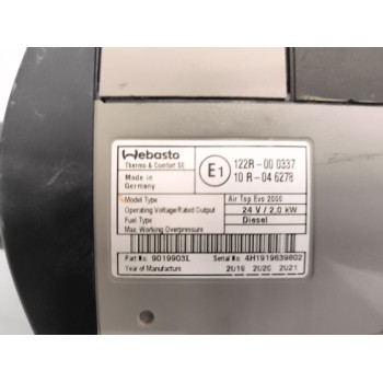 Recambio de motor calefaccion cabina para volvo fh 500 referencia OEM IAM AIRTOPEVO2000 23440197 WEBASTO