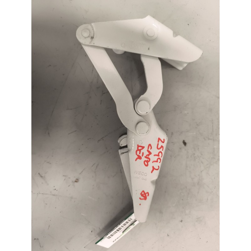Recambio de bisagra capo derecha para iveco daily vi caja/chasis 35s16, 35c16, 40c16, 50c16, 60c16, 65c16, 70c16 referencia OEM - Blanco