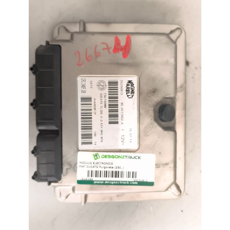 Recambio de modulo electronico para fiat ducato furgoneta (250_) 180 multijet 2,2 d referencia OEM IAM 55250813  