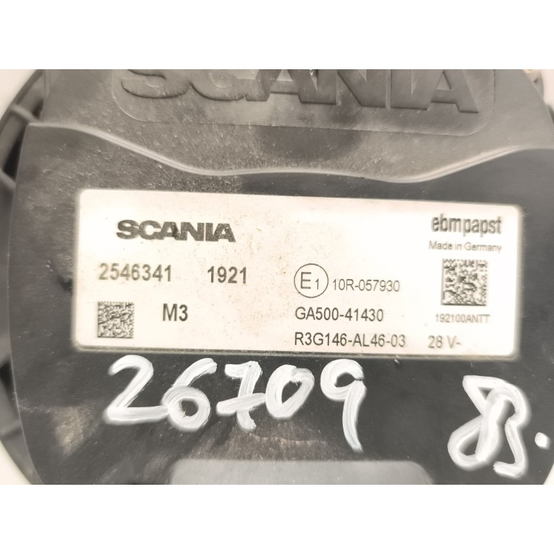 Recambio de motor calefaccion para scania r i r 450 referencia OEM IAM 2546341 - Azul 6