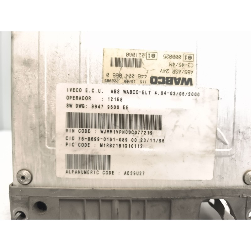 Recambio de modulo electronico para iveco eurotech cursor (mh) 7.8 diesel referencia OEM IAM 4460040560 99479600 - Blanco 5