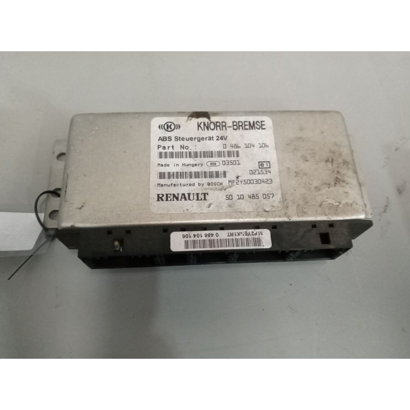 Recambio de modulo electronico para renault hr .18/26 premium 01 referencia OEM IAM 5010485057 048610106 CENTRALITA ABS