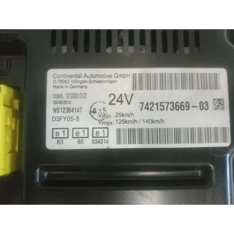 Recambio de cuadro instrumentos para renault premium lander referencia OEM IAM 7421573669 - Blanco 6