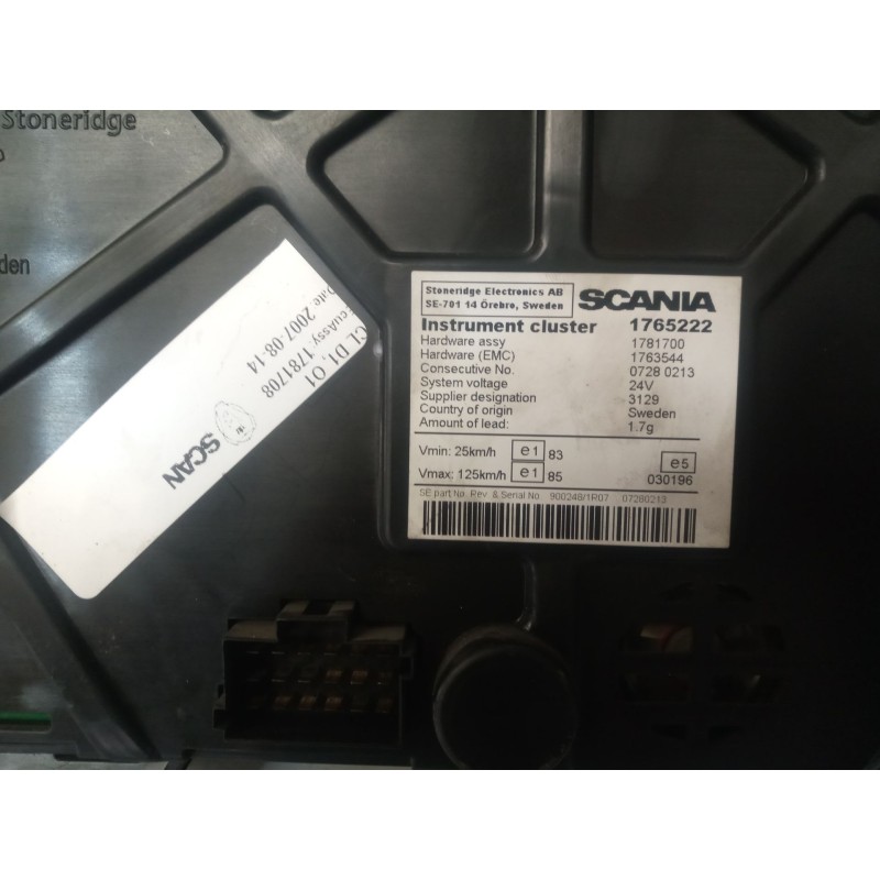 Recambio de cuadro instrumentos para scania r i r 500 referencia OEM IAM 1765222 - Blanco 6