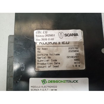 Recambio de modulo electronico para scania p,g,r,t - series g 440, r 440 referencia OEM IAM 2025651 2025702 2025858