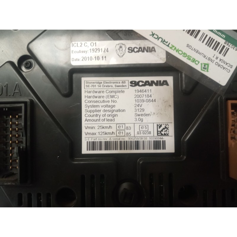 Recambio de cuadro instrumentos para scania r i r 440 referencia OEM IAM 1946411 1929124 2007184 - Blanco 6