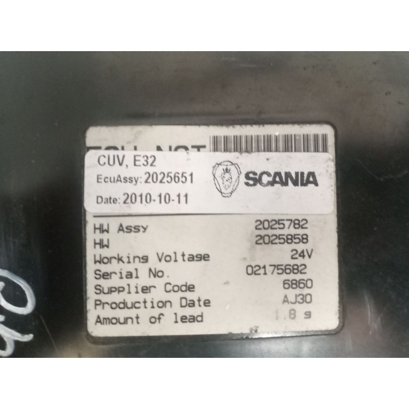 Recambio de modulo electronico para scania r i r 440 referencia OEM IAM 2025651 2025782 2025858 - Blanco 7