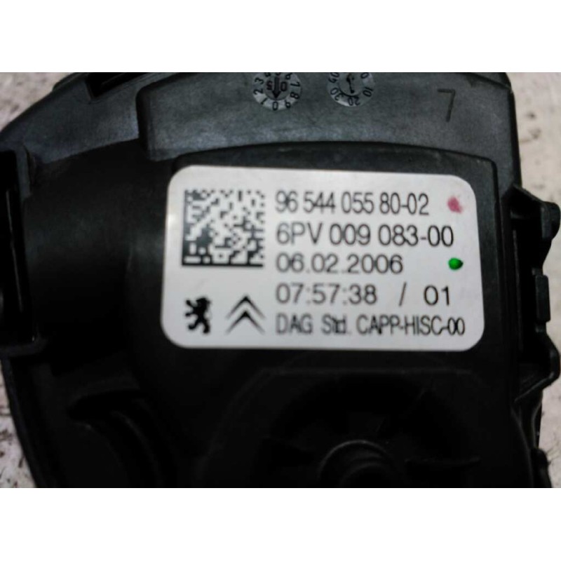 Recambio de potenciometro pedal para citroën c3 1.4 sx referencia OEM IAM 9654405580 9654405502 2