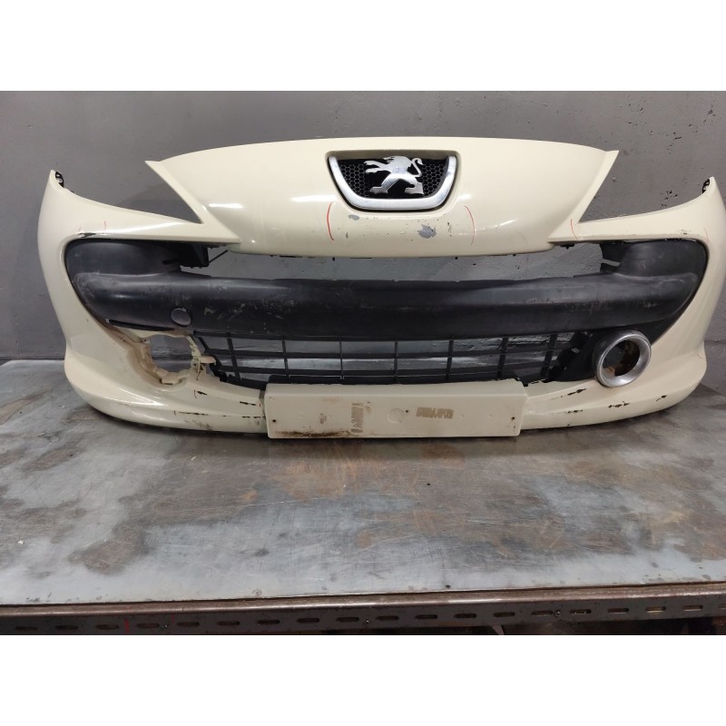 Recambio de paragolpes delantero para peugeot 207 cc (wd_) 1.6 16v referencia OEM IAM - Blanco 7