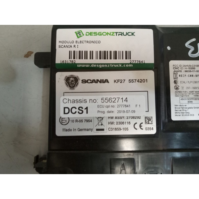 Recambio de modulo electronico para scania r i r 450 referencia OEM IAM 2777641 - Azul 6