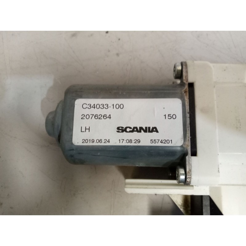 Recambio de motor elevalunas delantero izquierdo para scania r i r 450 referencia OEM IAM 2076264 - Azul 3