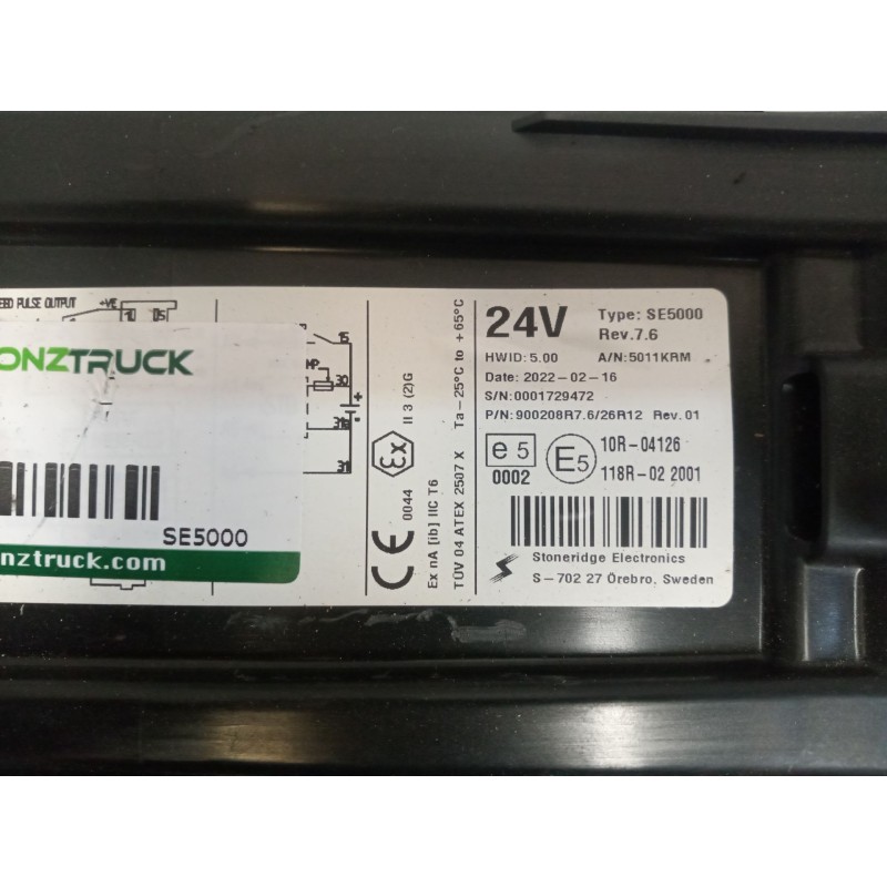 Recambio de tacografo para scania p,g,r,t - series g 440, r 440 referencia OEM IAM SE5000 0001729472 - Azul 3