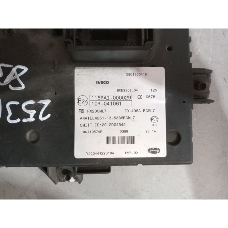 Recambio de modulo electronico para iveco daily v caja/chasis 35c15, 35s15, 40c15, 45c15, 50c15, 60c15, 65c15, 70c15 referencia - Blanco 2