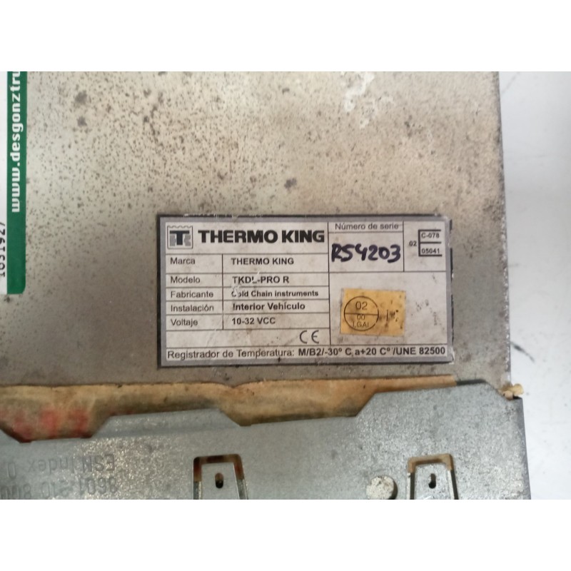 Recambio de tacografo para iveco daily v caja/chasis 35c15, 35s15, 40c15, 45c15, 50c15, 60c15, 65c15, 70c15 referencia OEM IAM T - Blanco 5