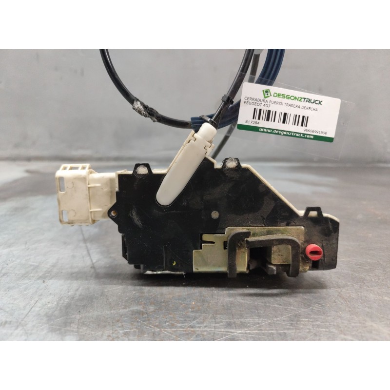 Recambio de cerradura puerta trasera derecha para peugeot 407 st sport referencia OEM IAM 9660699180E 6 PINS 4