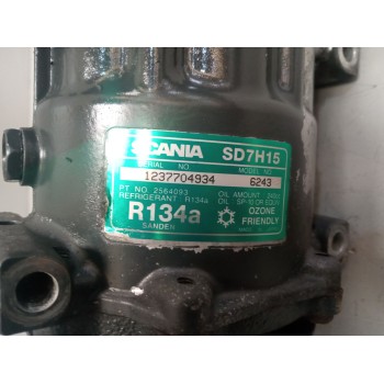 Recambio de compresor aire acondicionado para scania r i r 450 referencia OEM IAM 2564093  