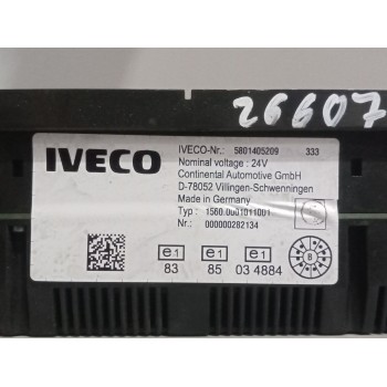 Recambio de cuadro instrumentos para iveco eurocargo fki  (typ 75 e 15) tráfico urbano referencia OEM IAM 5801405209  