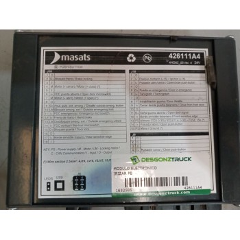 Recambio de modulo electronico para irizar pb pb 14, pb 14.6, pb 16 referencia OEM IAM 426111A4  