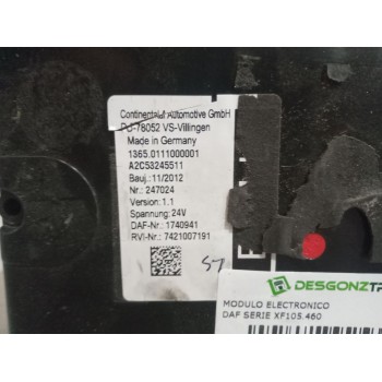 Recambio de modulo electronico para daf serie xf105.460 12.9 diesel referencia OEM IAM 1740941 7421007191 