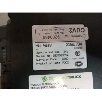 Recambio de modulo electronico para scania serie p/g/r (l-clase) 12.7 diesel referencia OEM IAM 2382794 2382798 