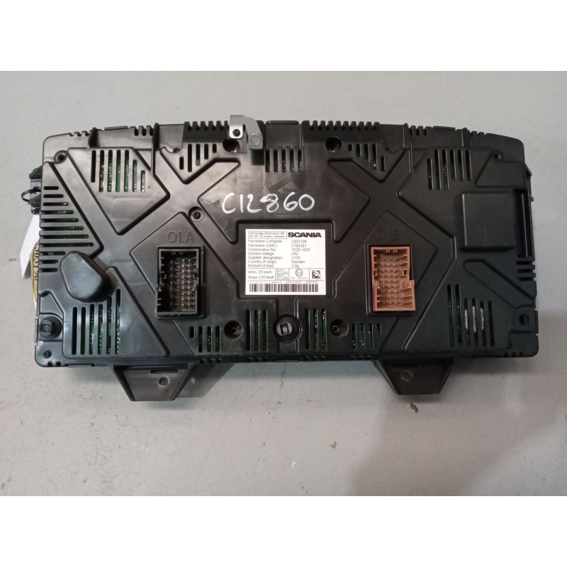 Recambio de cuadro instrumentos para scania serie p/g/r (l-clase) 12.7 diesel referencia OEM IAM 2627464 2303196 2491742 - Rojo 3