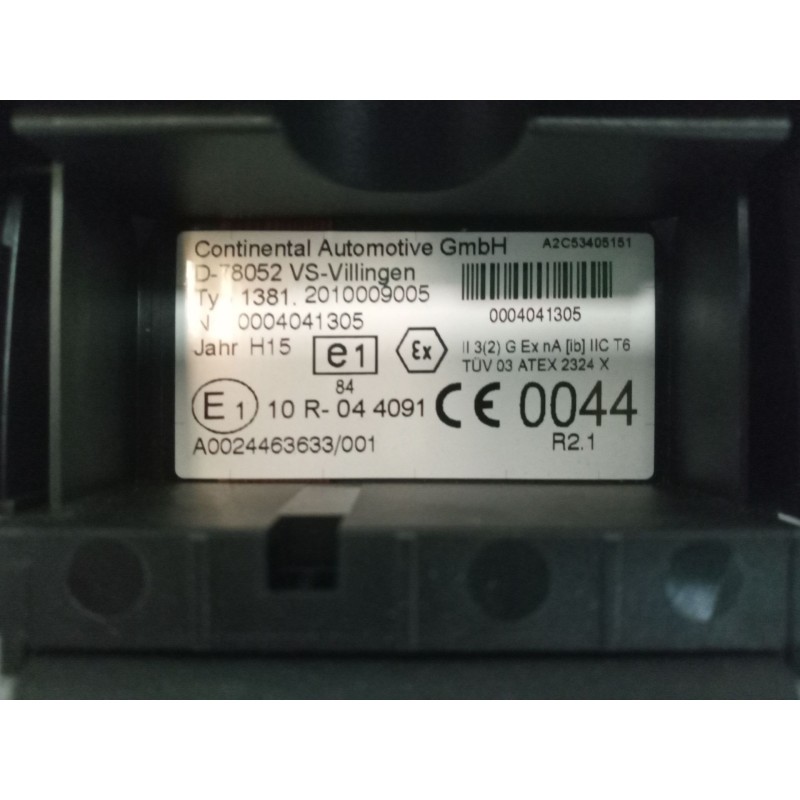 Recambio de tacografo para mercedes-benz axor 2-ejes 18 ton 2004  1843 4x2 om 457 la l (largo) referencia OEM IAM 13812010009005 2