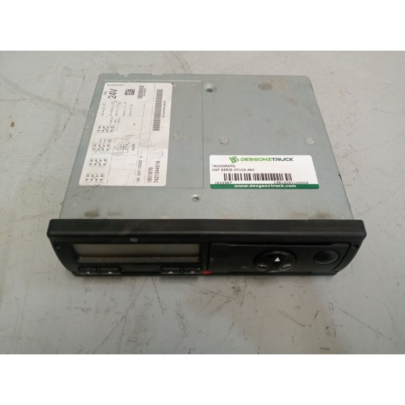 Recambio de tacografo para daf serie xf105.460 12.9 diesel referencia OEM IAM 13812051100004 0001595036 1801976