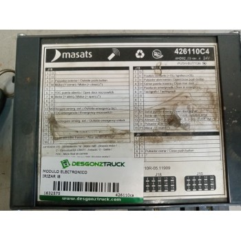 Recambio de modulo electronico para irizar i8 462 referencia OEM IAM 426110ca masats 