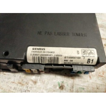 Recambio de caja reles / fusibles para peugeot 406 berlina (s1/s2) srdt referencia OEM IAM 9639848980 S110950100 BSI