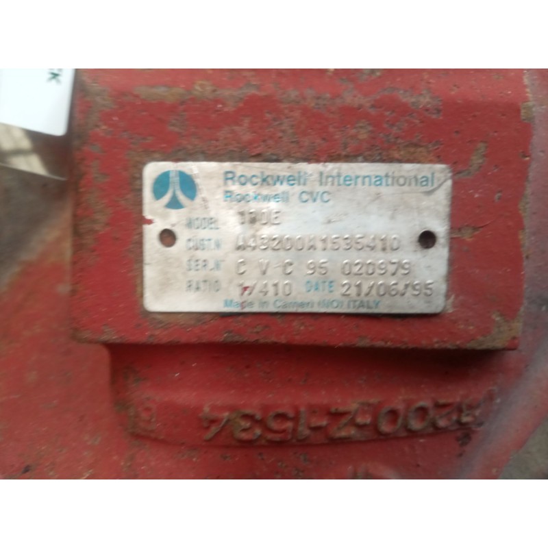 Recambio de grupo para iveco eurocargo chasis  (typ 150 e 23) larga distancia referencia OEM IAM 130E 93160233 RATIO:1/410/10X41 - Blanco 2