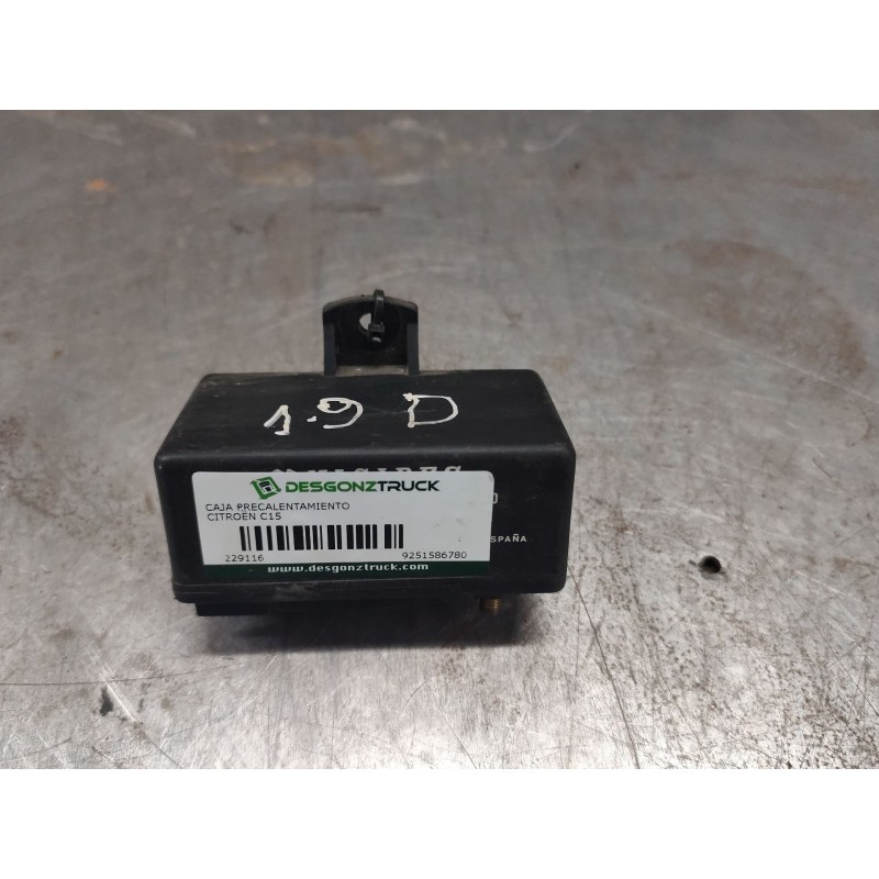 Recambio de caja precalentamiento para citroën c15 d referencia OEM IAM 9251586780  