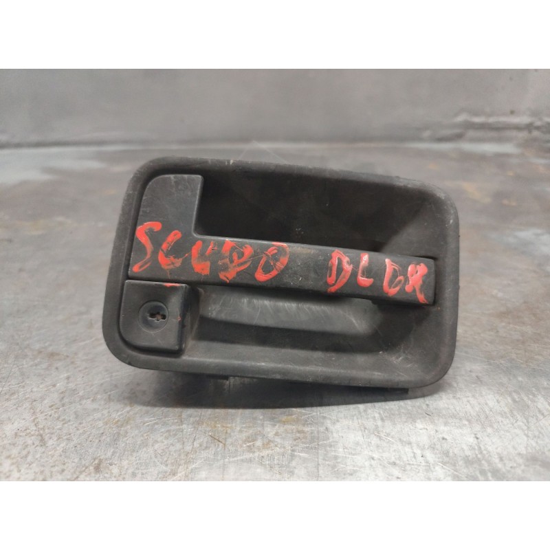 Recambio de maneta exterior delantera derecha para fiat scudo (222) 2.0 16v jtd elx kombi (7 sitze) referencia OEM IAM 147638707 - Blanco
