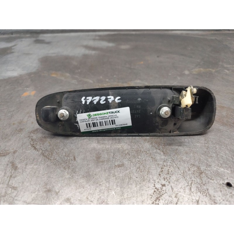 Recambio de maneta exterior trasera derecha para chrysler jeep gr.cherokee (wj/wg) 3.1 td laredo referencia OEM IAM 55135838AB - Negro 2