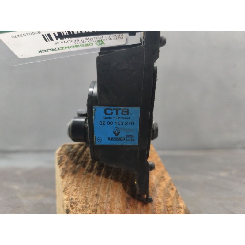 Recambio de potenciometro pedal para renault megane ii berlina 5p confort authentique referencia OEM IAM 8200153270 - Negro 2