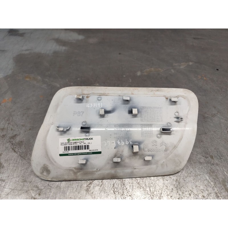 Recambio de tapa exterior combustible para peugeot 5008 ii (mc_, mj_, mr_, m4_) 1.6 bluehdi 120 referencia OEM IAM 98122157A - Blanco 3