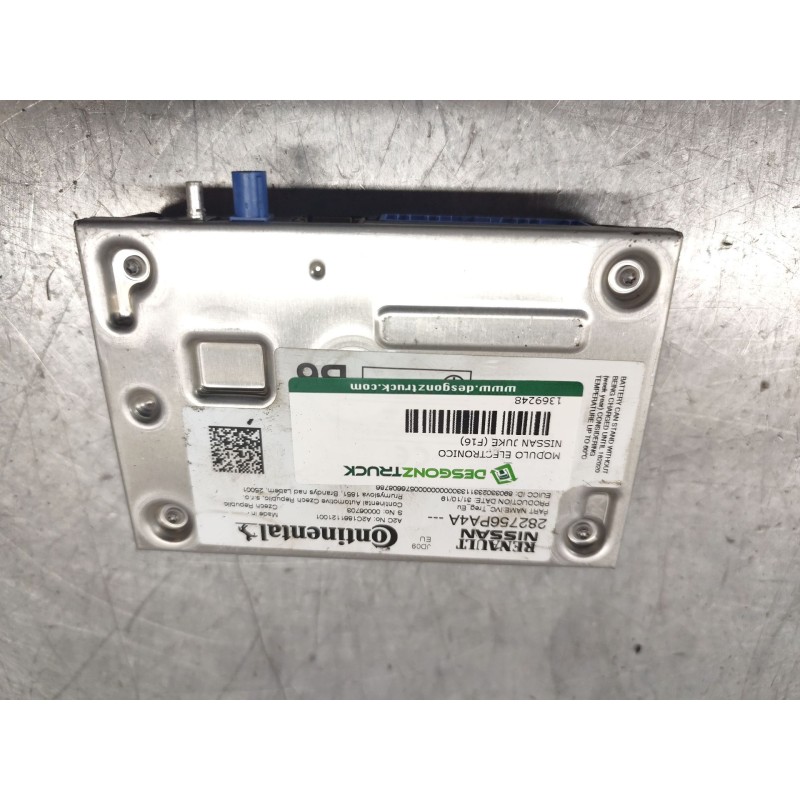 Recambio de modulo electronico para nissan juke (f16) acenta referencia OEM IAM 282756PA4A  