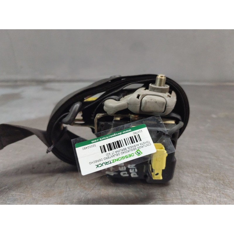 Recambio de cinturon seguridad delantero derecho para toyota avensis berlina (t 22) 2.0 d4-d luna (4-ptas.) referencia OEM IAM 3 7