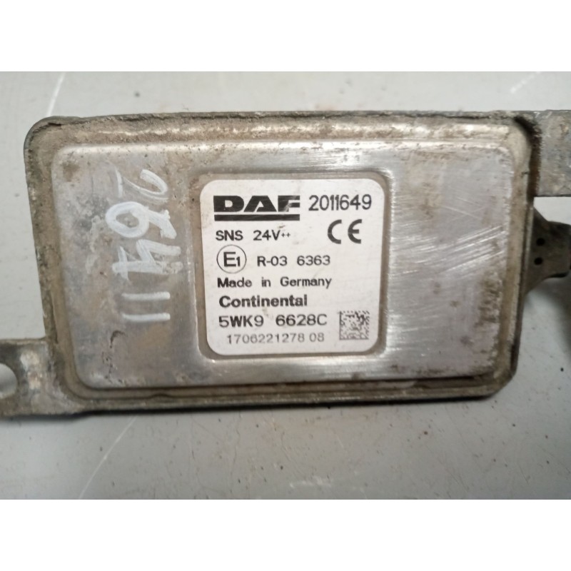 Recambio de sensor noxe para daf serie xf105.460 12.9 diesel referencia OEM IAM 2011649 - Blanco 3