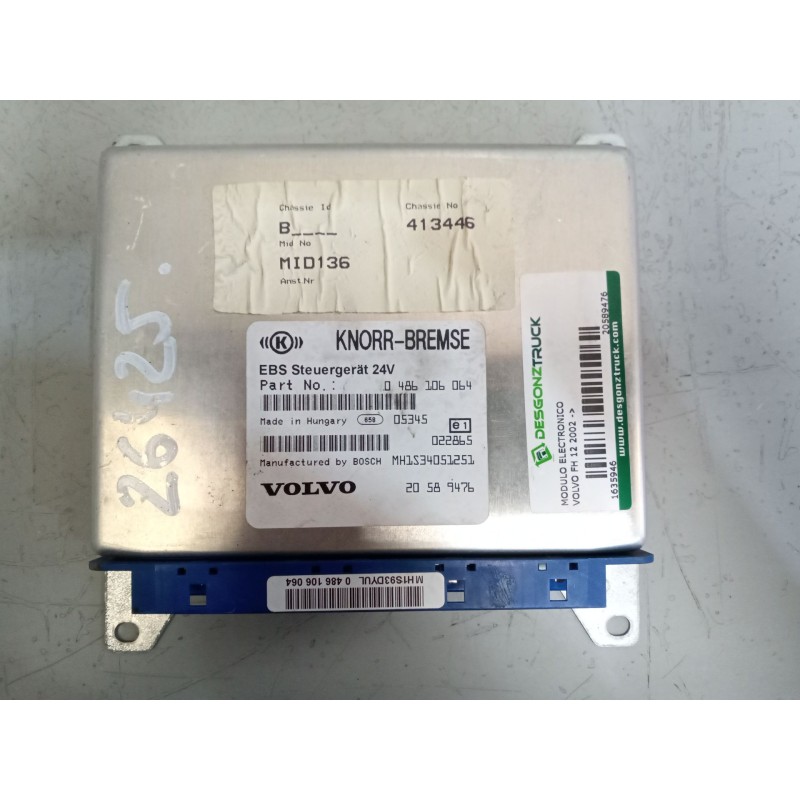Recambio de modulo electronico para volvo fh 12 2002  12.1 diesel (d12d460) referencia OEM IAM 20589476  