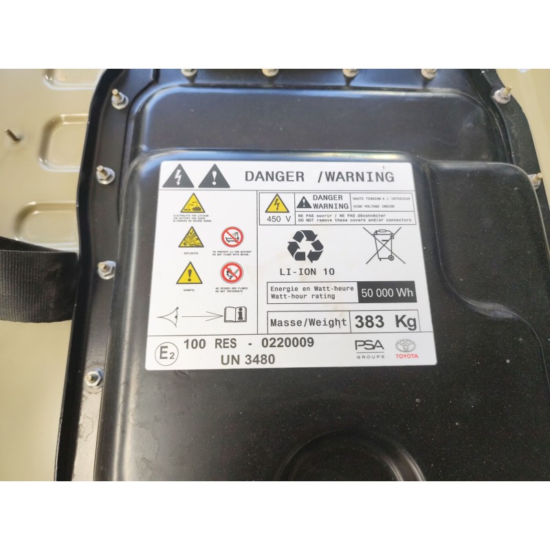 Recambio de bateria para toyota proace city furgón/monospace (bpz_) electric (bpzs) referencia OEM IAM 100RES0220009 - Blanco 6