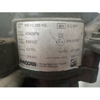 Recambio de despiece motor para daf xf 106 480 referencia OEM IAM MX13355H2  