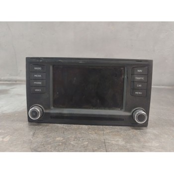 Recambio de pantalla multifuncion para seat leon (5f1) 1.6 tdi referencia OEM IAM 5F0919603A  