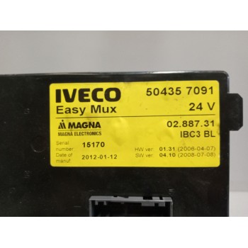 Recambio de modulo electronico para iveco eurocargo referencia OEM IAM 504357091  
