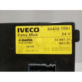Recambio de modulo electronico para iveco eurocargo referencia OEM IAM 504357091  