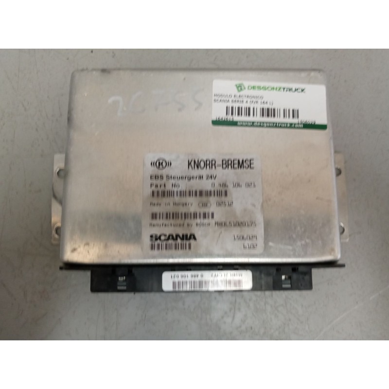 Recambio de modulo electronico para scania serie 4 (p/r 164 l) 15.6 diesel referencia OEM IAM 1506029 0486106021 