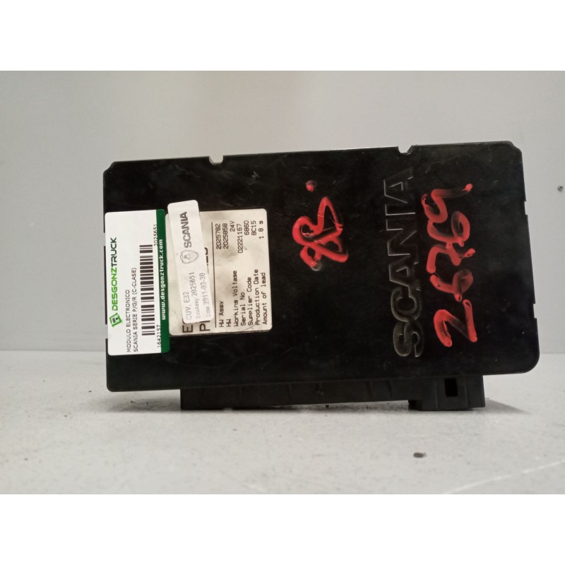 Recambio de modulo electronico para scania serie p/g/r (c-clase) 15.6 diesel referencia OEM IAM 2025651  
